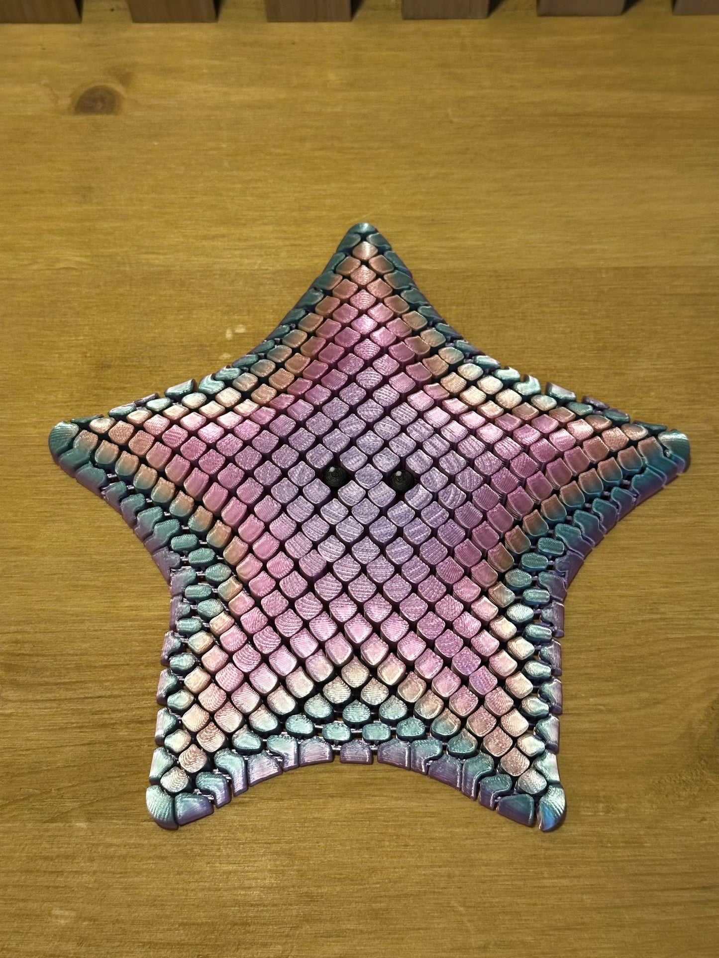 Articulated Flexi Starfish 3D Printed