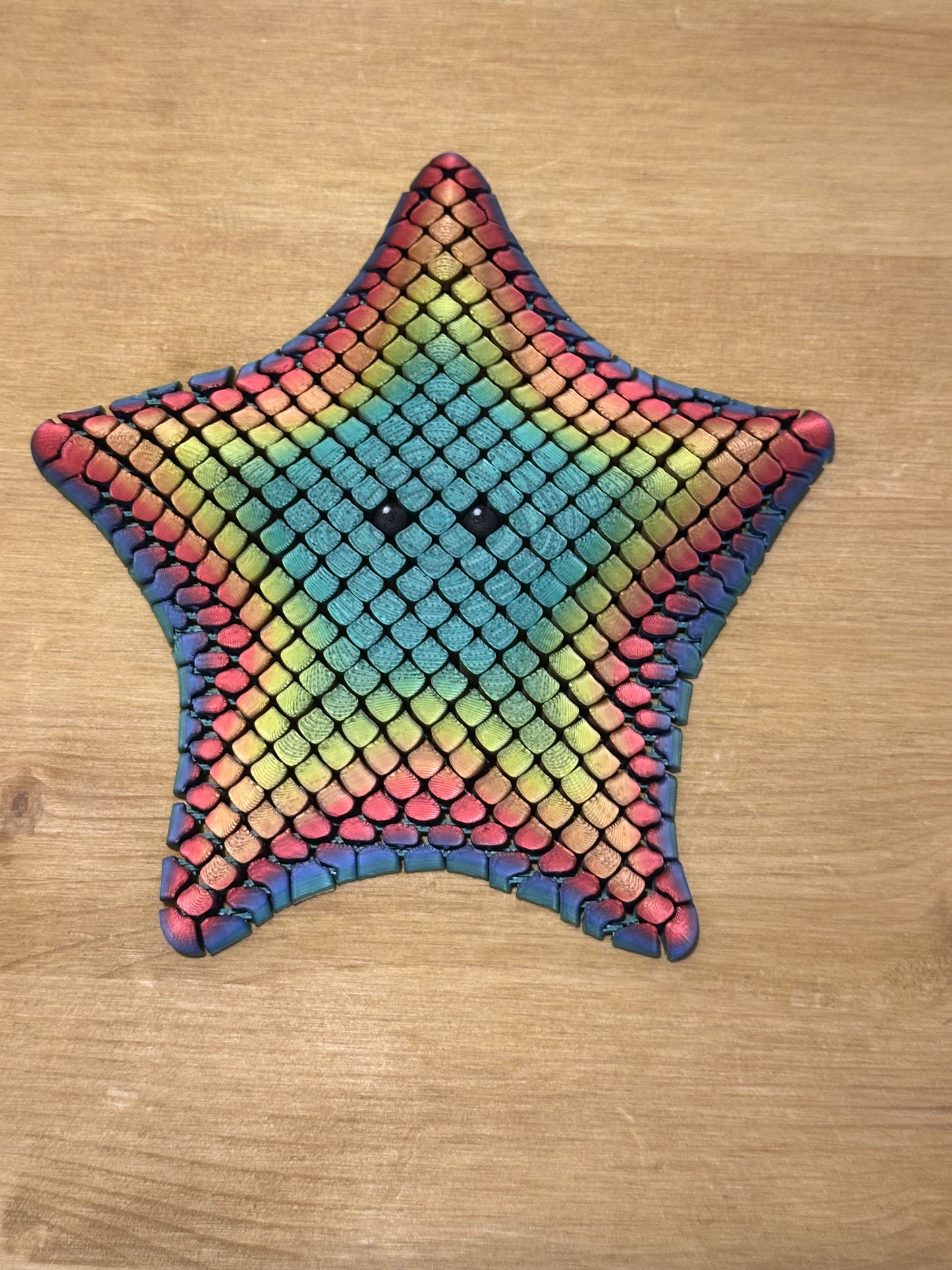 Articulated Flexi Starfish 3D Printed