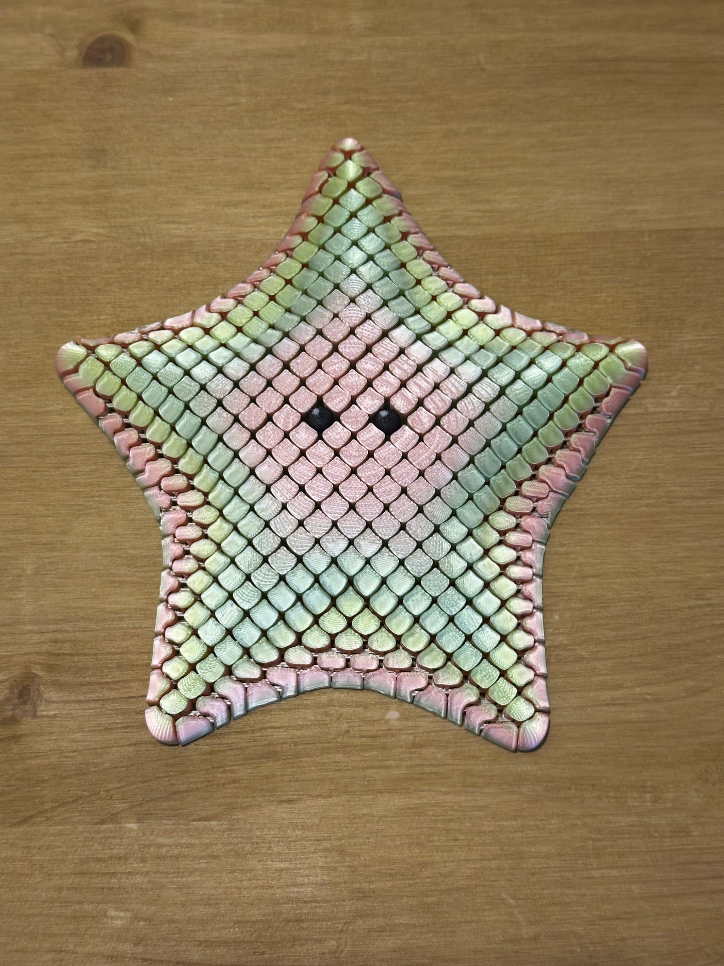 Articulated Flexi Starfish 3D Printed