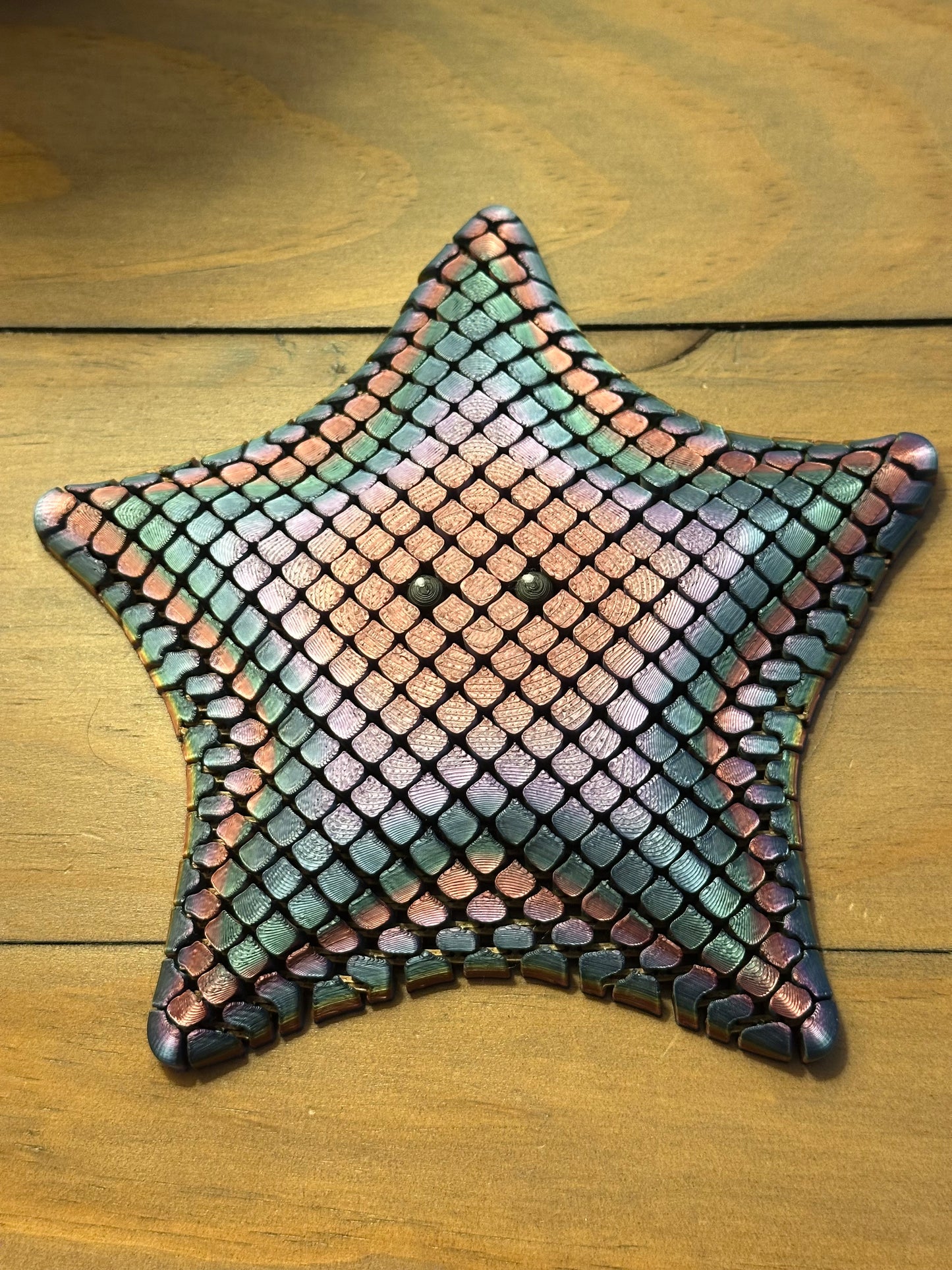 Articulated Flexi Starfish 3D Printed