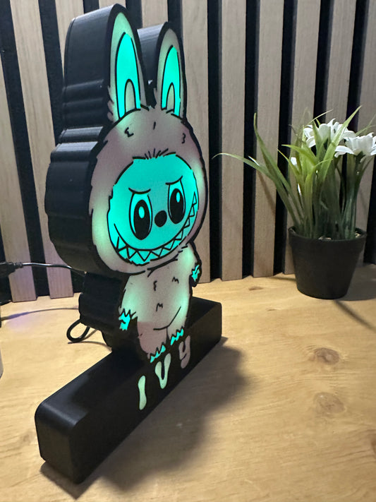 Personalised Labubu LED Lightbox