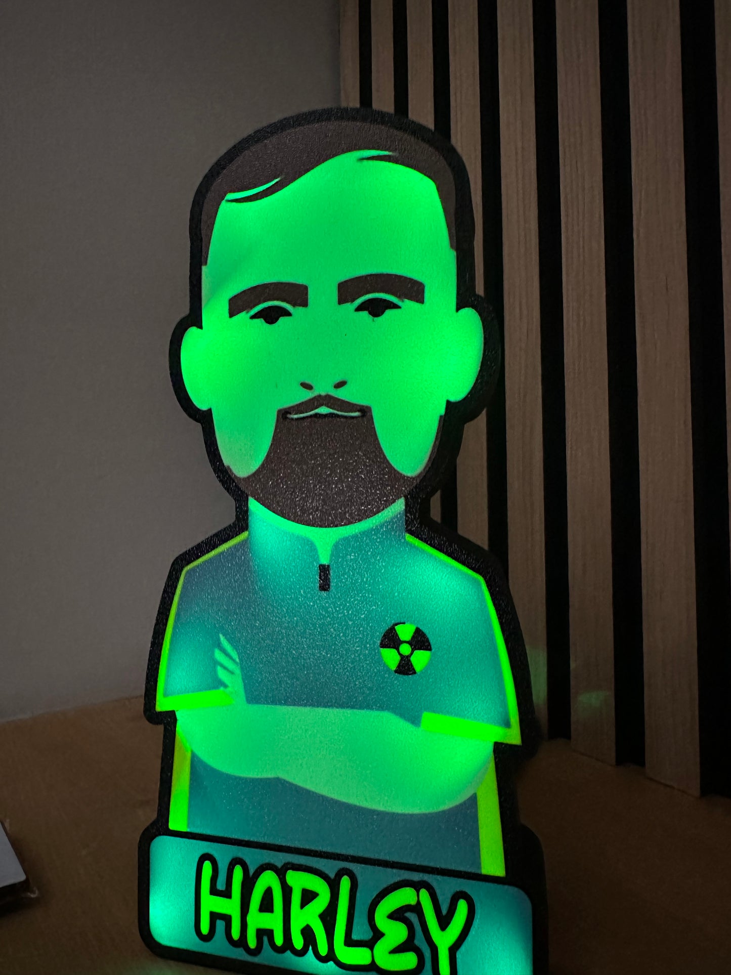 Personalised Luke The Nuke Littler Lightbox LED