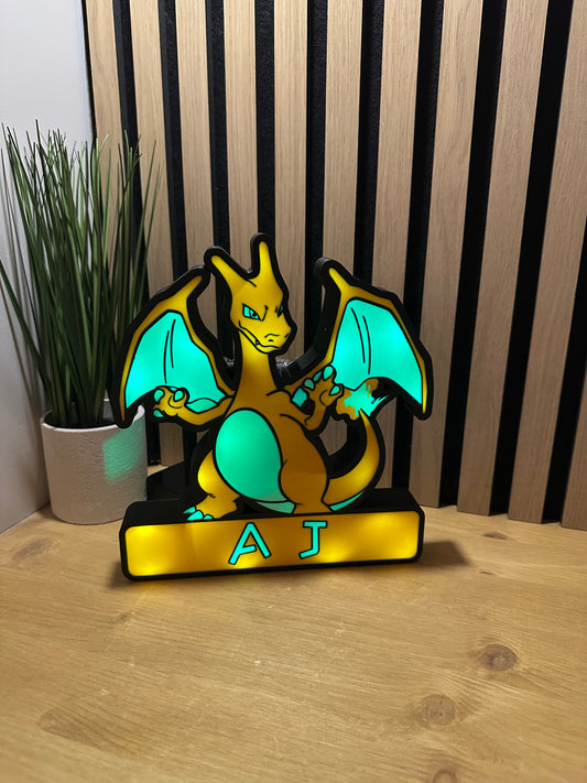 Personalised Pokemon LED Lightbox