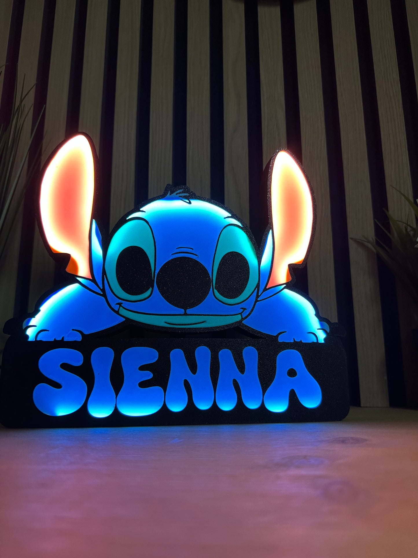Personalised Stitch LED Lightbox Design