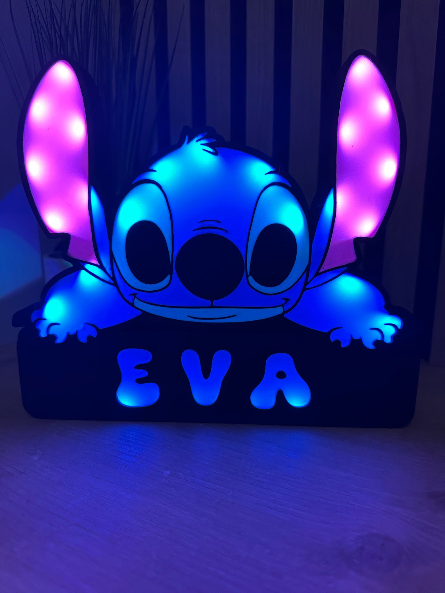 Personalised Stitch LED Lightbox Design