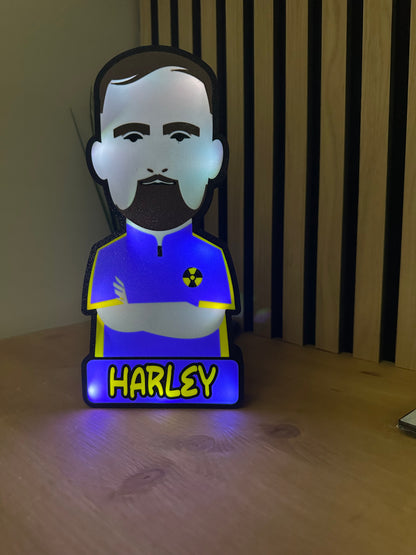 Personalised Luke The Nuke Littler Lightbox LED