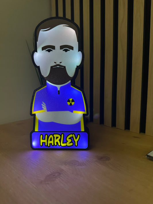 Personalised Luke The Nuke Littler Lightbox LED