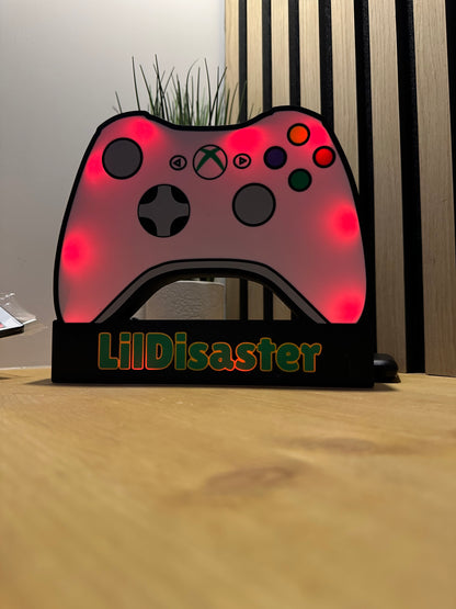 Personalised Gaming Controller Lightbox LED