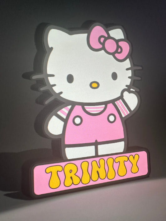 Personalised Hello Kitty Lightbox