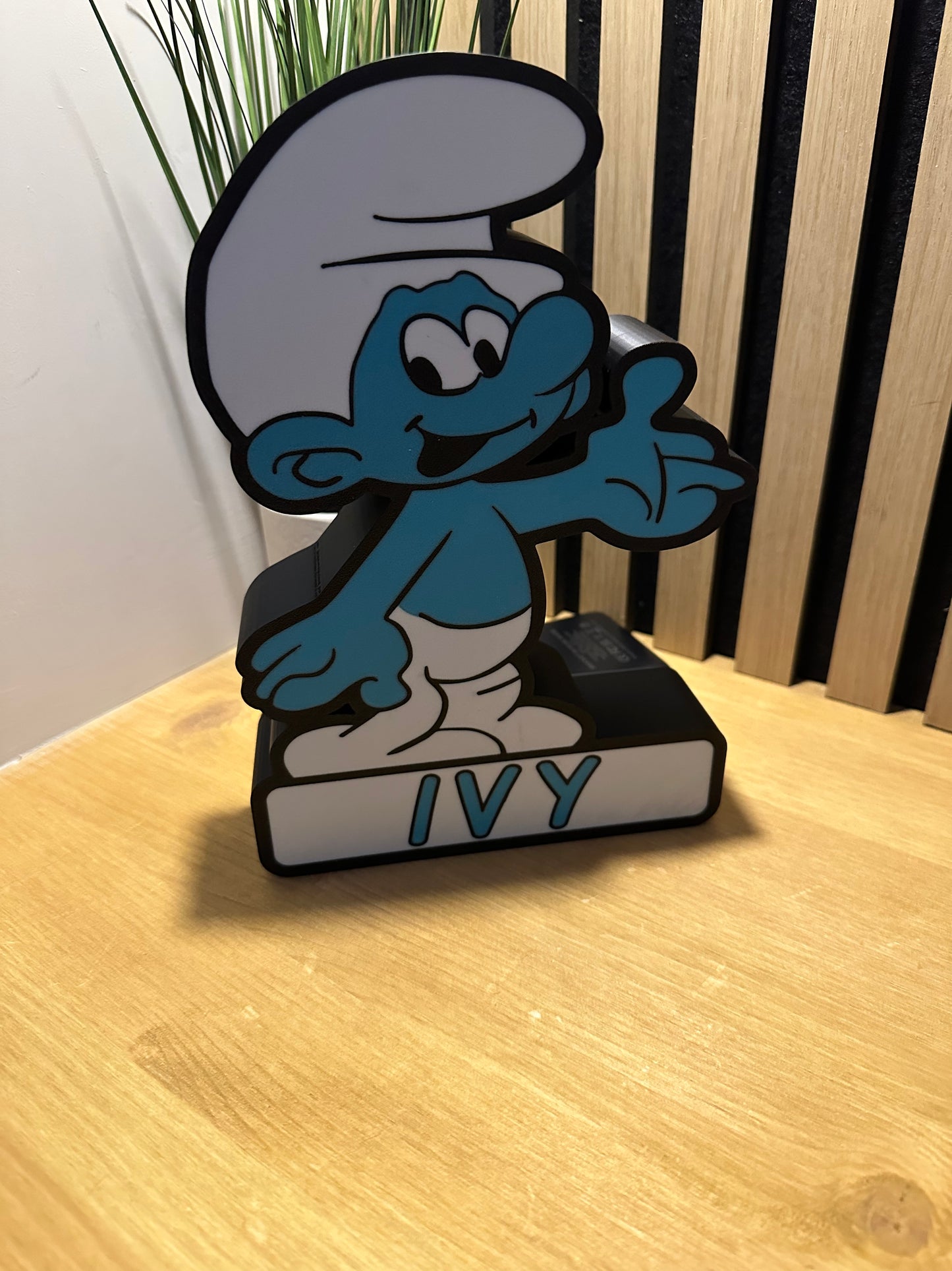Personalised Smurf Lightbox