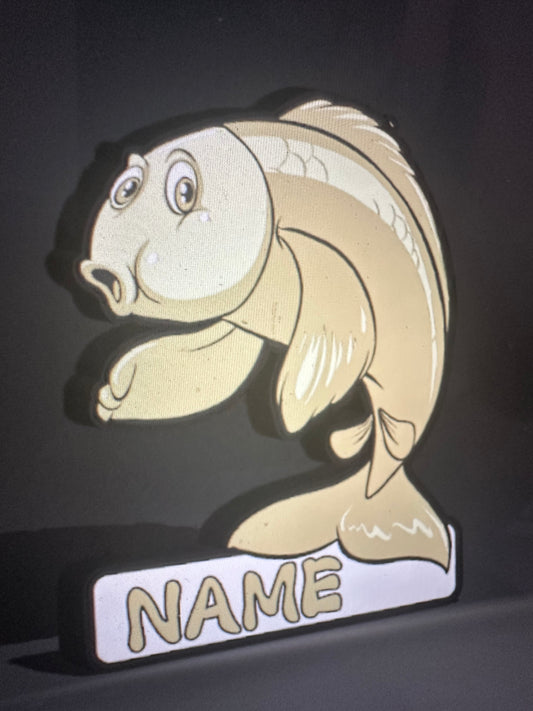 Personalised Carp Design Lightbox
