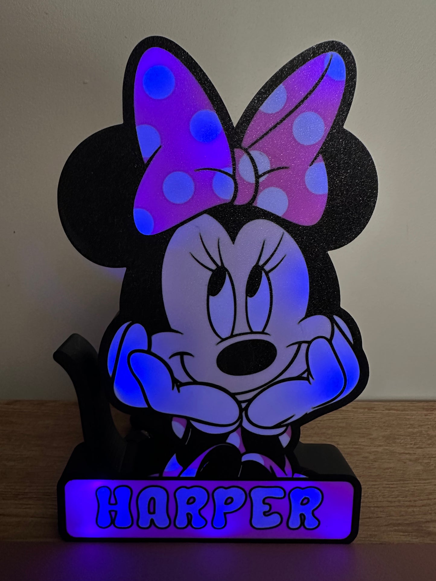 Personalised Mini Mouse Lightbox