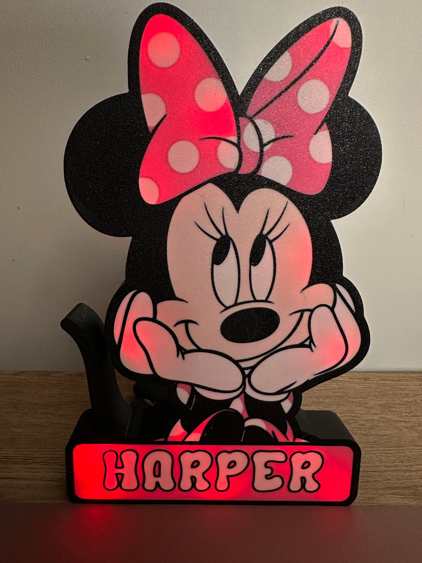 Personalised Mini Mouse Lightbox