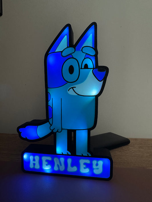Personalised Bluey Lightbox